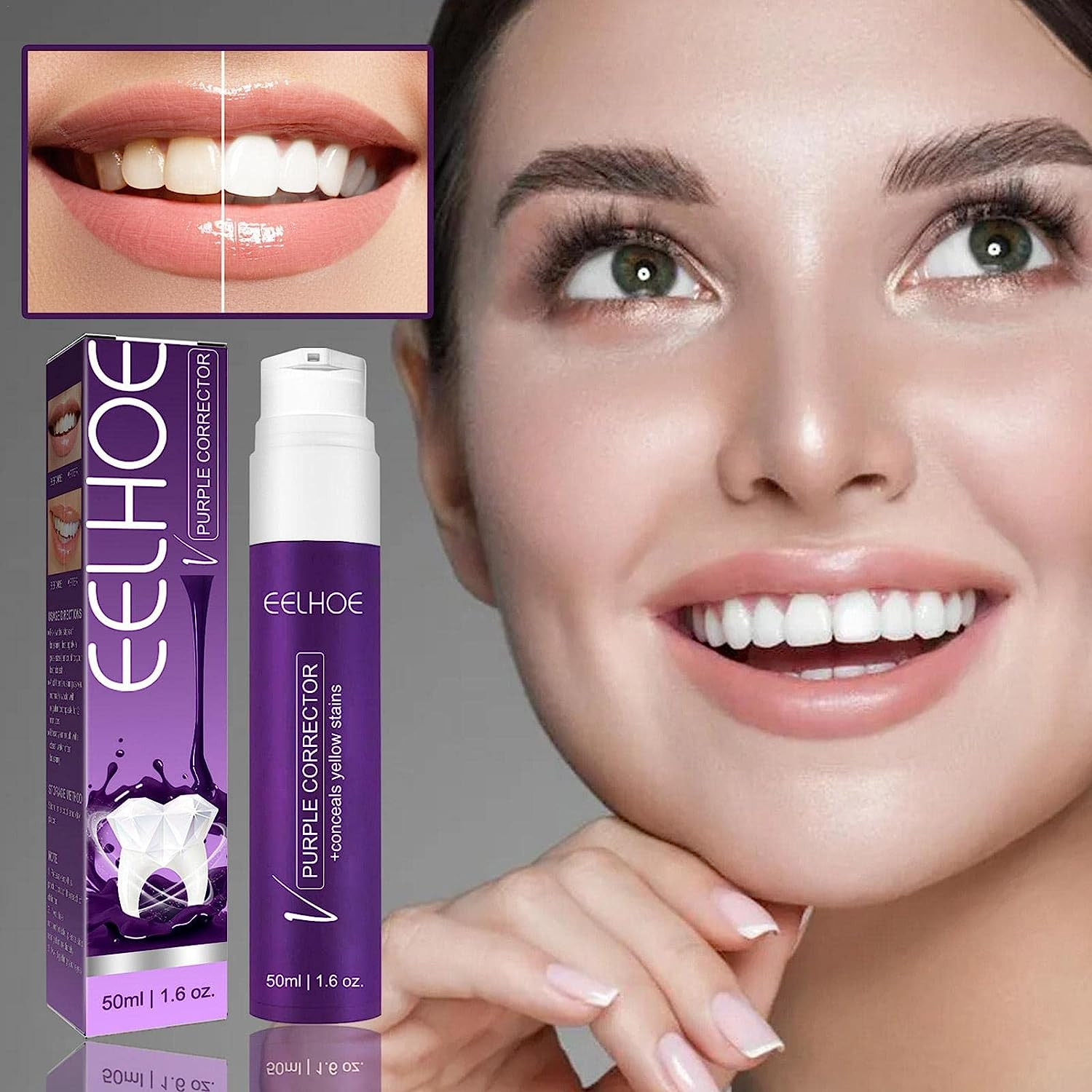 Purple Toothpaste Teeth Color Corrector - Buy 1 Get 1 Free - Free Delivery