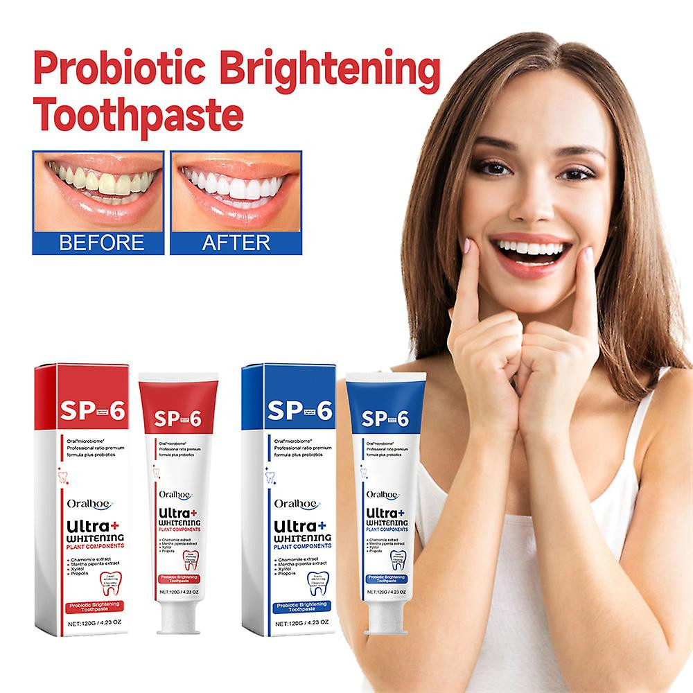 120g Sp-6 Probiotics Brightening White Toothpaste Tooth Care