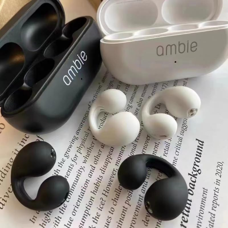 Ambie Sound Sports Earphones with bo$e Conduction Bluetooth Wireless Earbuds