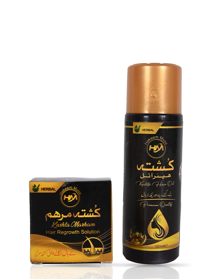 Kushta Hair Oil & Marham ( Bundle Offer )